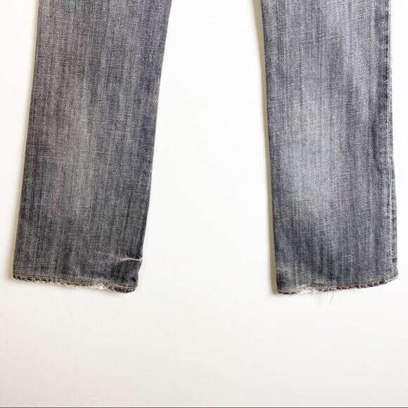 Citizens of Humanity Ash Gray Distressed Bootcut Jeans Y2K Womens Size 25 - Picture 11 of 12